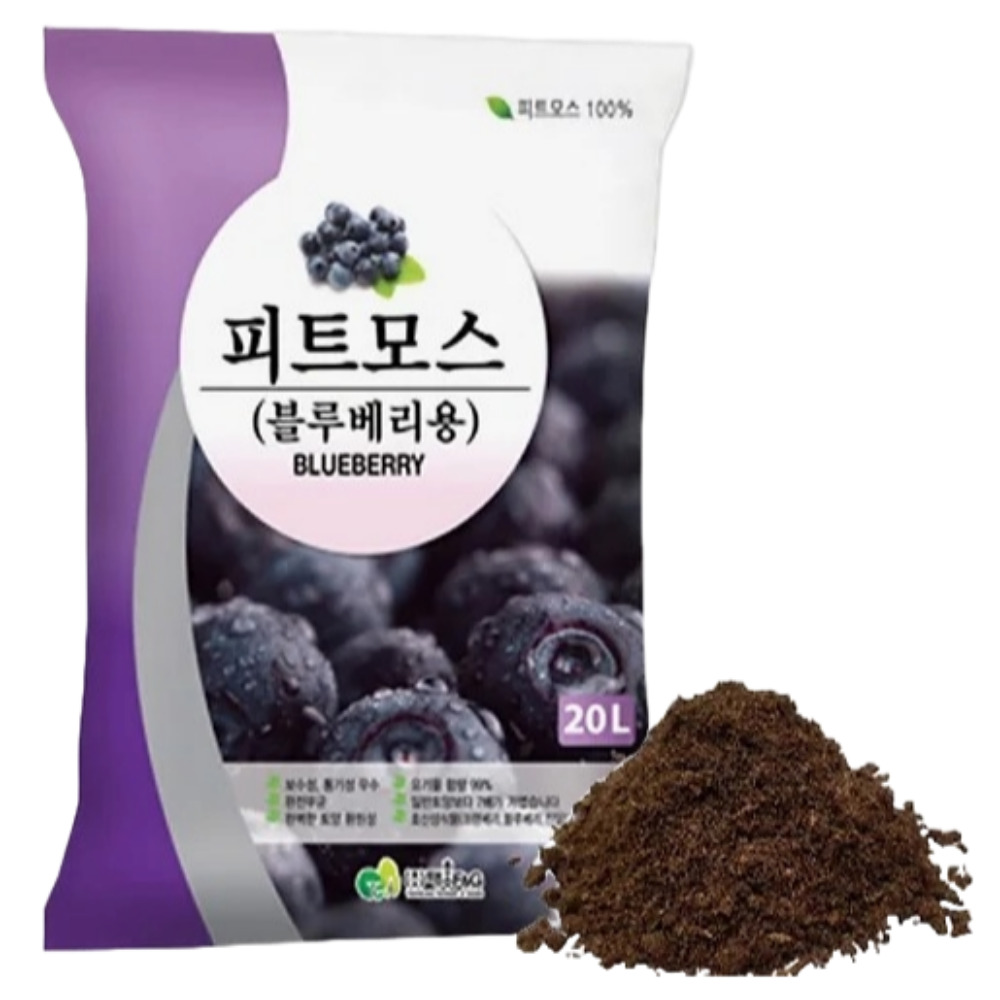피트모스 상토 20L 블루베리 분갈이 흙 : 새봄농자재
