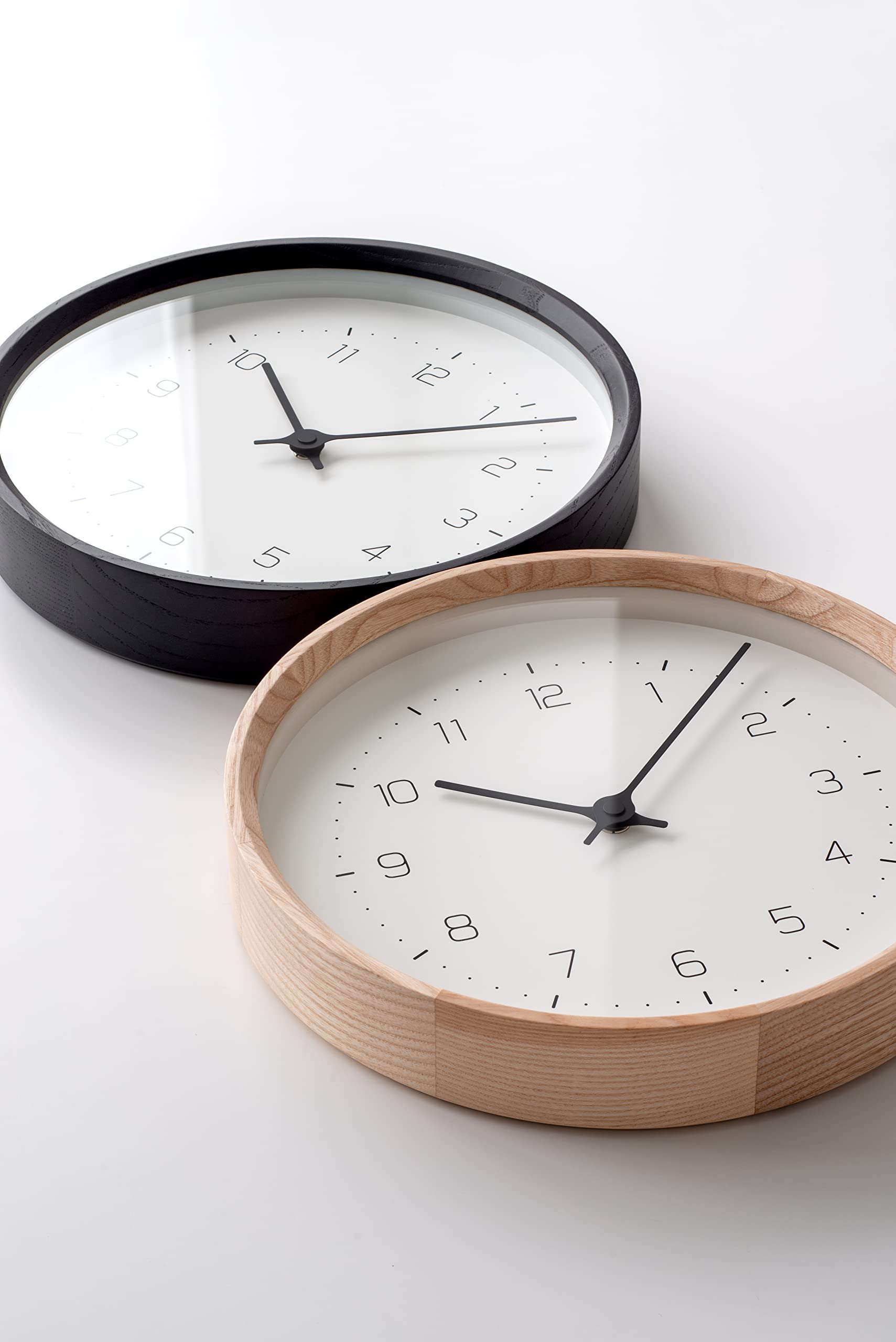 렘 노스 시계 시계 아날로그 크레이트 NEUT wall clock 천연 컬러 나무 뉴트 월 시계 KK22-09 NT Lemnos : ManTan shop