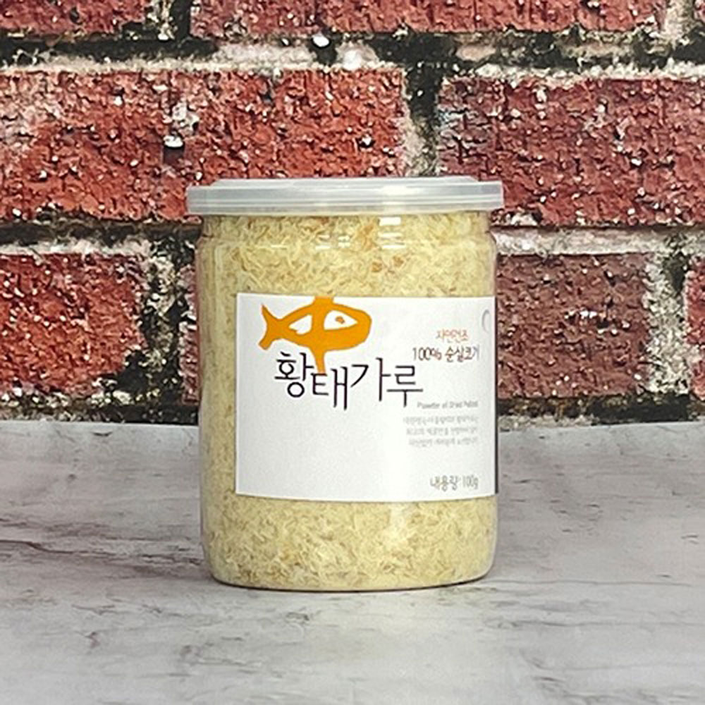 대관령 눈마을 황태 영농조합법인 황태 가루 100g : BLITZ