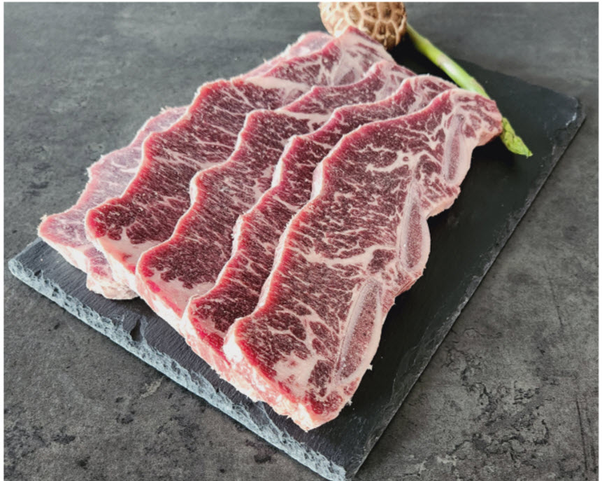 생 LA갈비 초이스등급 엘에이갈비 원육 블랙앵거스 꽃갈비 1kg : 온라인정육점미트쉐어