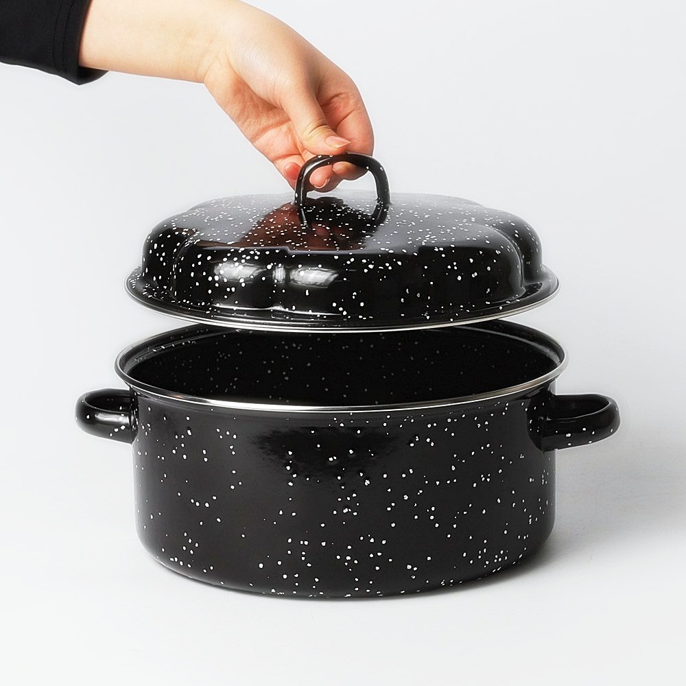 박대표마켓 직화냄비 군고구마 직화팬 군밤 생선팬 그릴구이 26cm : 박대표마켓