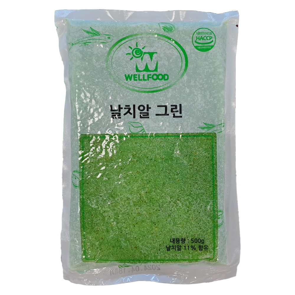 현이푸드 날치알 그린 500g : 푸드엔마트