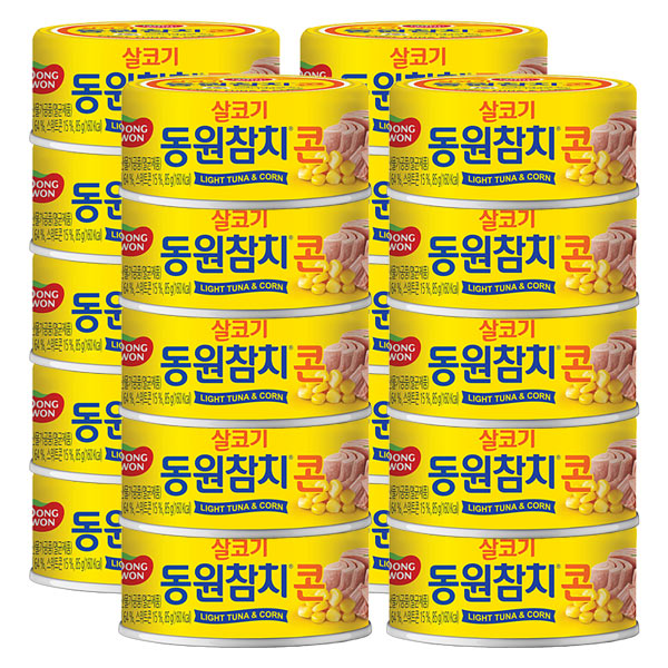 맛있는 동원참치 85g x 20캔 살코기참치 라이트스탠다드 : 아메리카노