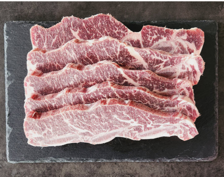 생 LA갈비 초이스등급 엘에이갈비 원육 블랙앵거스 꽃갈비 1kg : 온라인정육점미트쉐어