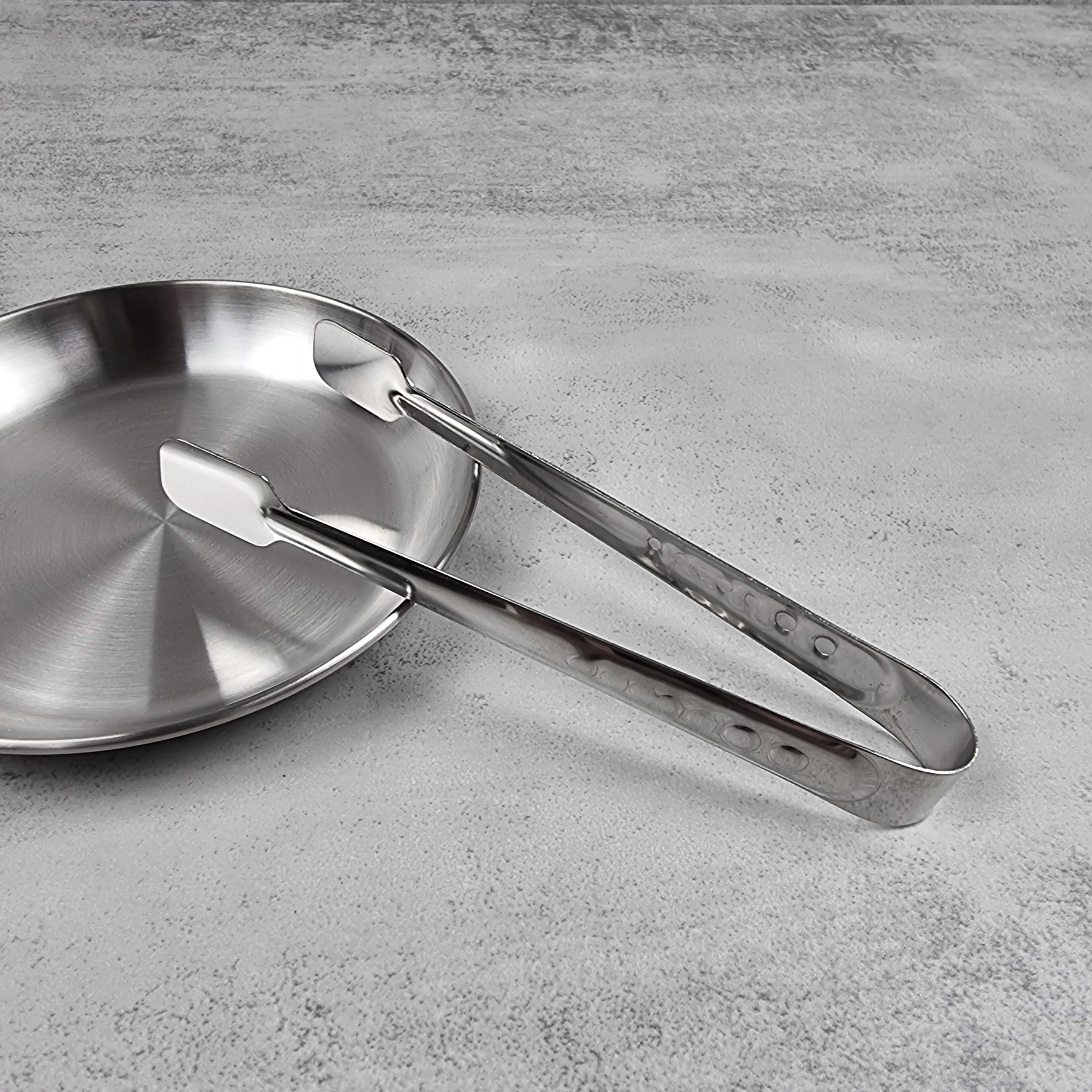업소용 스텐 반찬집게 13.5cm 삼겹살 식당 주방 뷔페 샐러드 찝게 : 봉스리빙