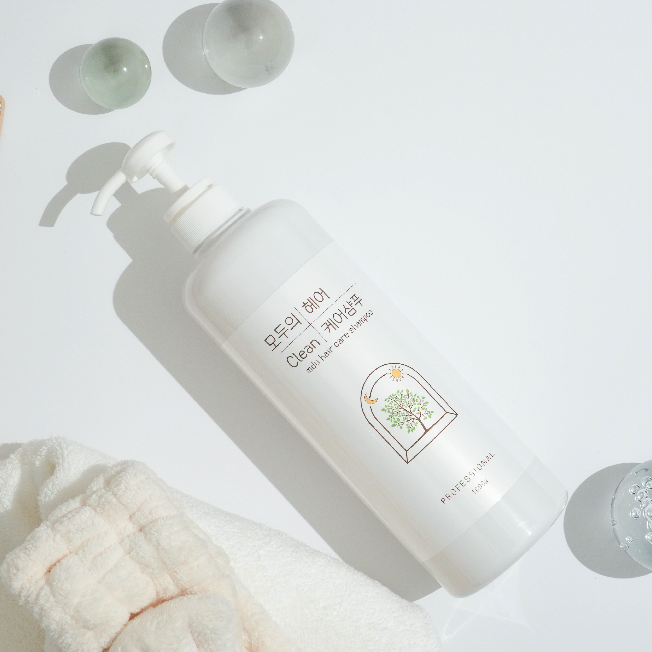 [모두의 헤어] 클린 케어샴푸 1000ml : 모두의헤어