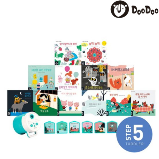 두두스토리 에센셜 스텝5 그림자극장 6팩세트 유아동 책 교구 잠자리동화 플랩북 : Jangnangamshop