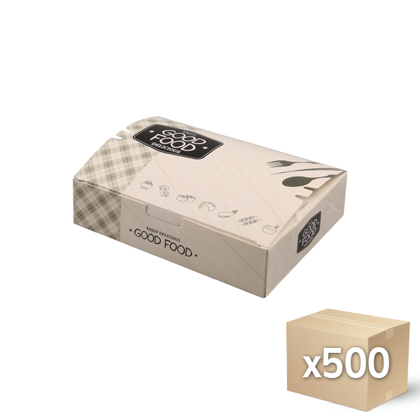 종이도시락 A-10 김밥1호(굿푸드) 500개 : 씨씨마트