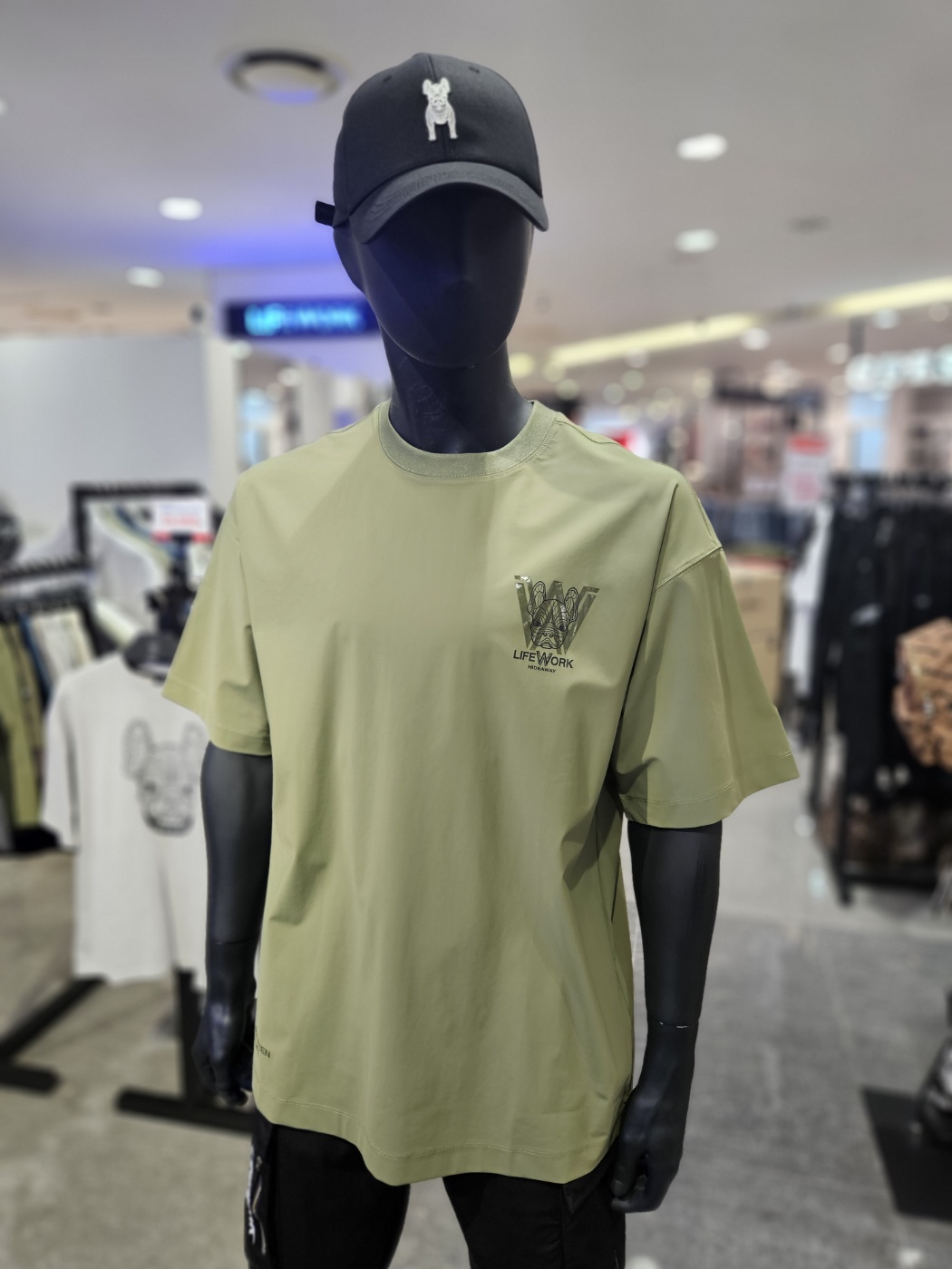 [라이프워크] 공용) 벤츄리 미니멀라독 반팔 티셔츠 (LW242TS192-21) : 마리오아울렛 라이프워크