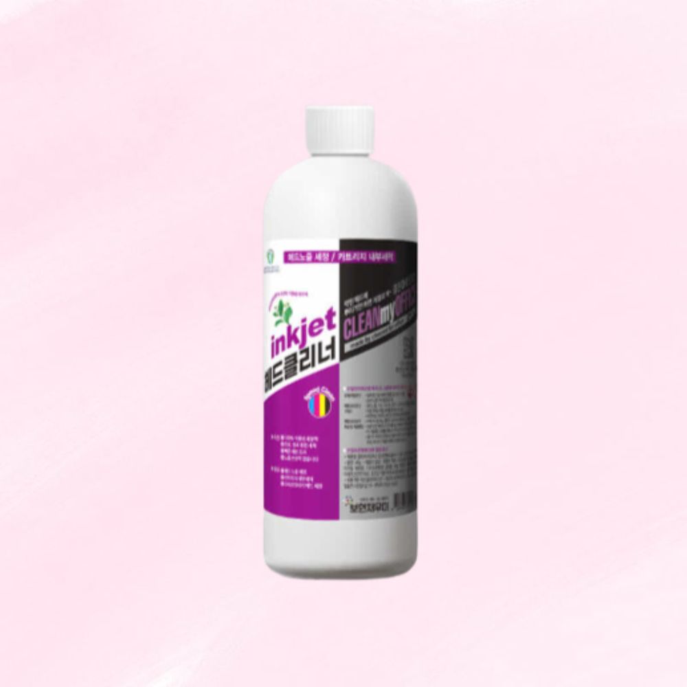 보현채우미 잉크젯 프린터헤드 클리너 500ml 대용량 : 럭키샌디