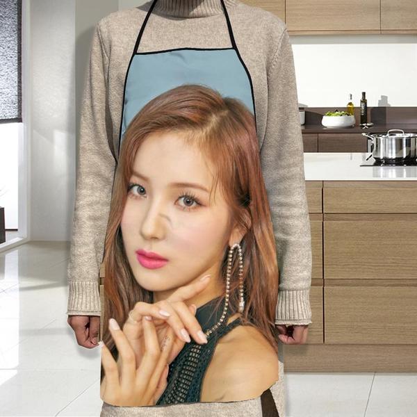 남녀공용 소희 ELRIS 앞치마 가정용 커피숍 청소 더러움 방지 주방 50x75cm 68x95cm W0424 : 육자마켓