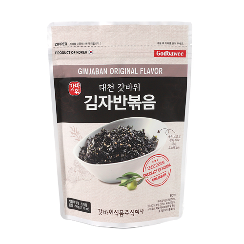 대천김 갓바위식품(주)본사 김자반볶음 50g × 5봉 : 대천갓바위김