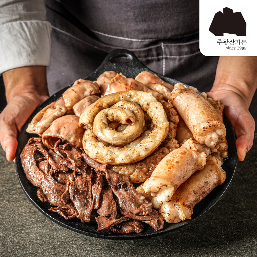 [주왕산가든] 한우 소곱창 대창 염통 막창 특양 곱창전골 국내산 캠핑음식 집들이음식 술안주 : 주왕산가든
