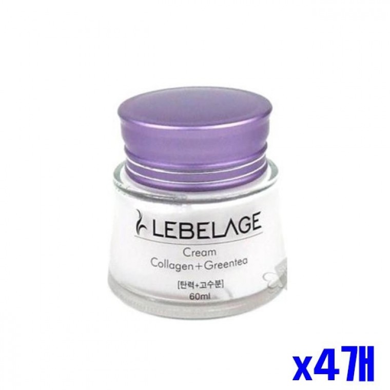영양 크림 추출물 x4개 녹차 스킨케어 콜라겐 60ml : OB컴퍼니