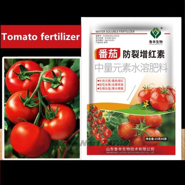 정원호환 토마토 특정 비료 미량원소 엽면 홍조 증가  과일 설정 비율 채색 25g : 더오브수