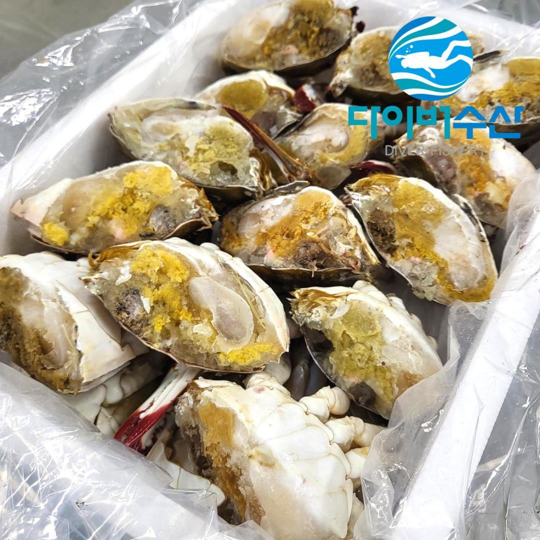 다이버수산 국내산 연평도 선별 급냉 암꽃게 2kg : 다이버수산