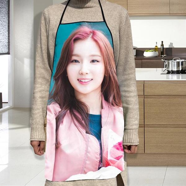 남녀공용 소희 ELRIS 앞치마 가정용 커피숍 청소 더러움 방지 주방 50x75cm 68x95cm W0424 : 육자마켓