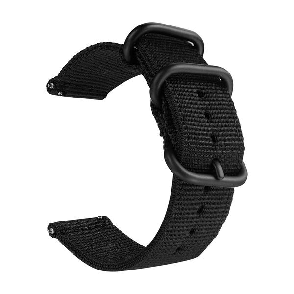 나일론 시계 밴드 교체 스트랩 캔버스 팔찌 Correa 벨트 TicWatch Pro 24mm : 씨씨유통 씨씨유통