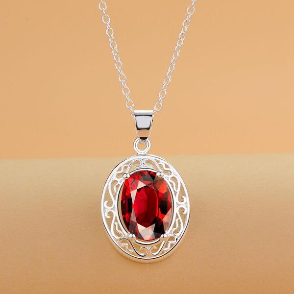 패션 약혼 보석 세트 실버 컬러 펜던트 목걸이 &amp 반지 여성 bague colar : 피피마켓 피피마켓