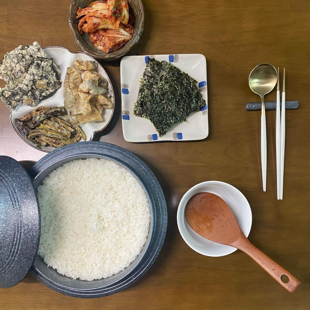 소문난 할머니 할아버지김 조미김 곱창김 시장 즉석 숯불 구이 : 오늘의한입