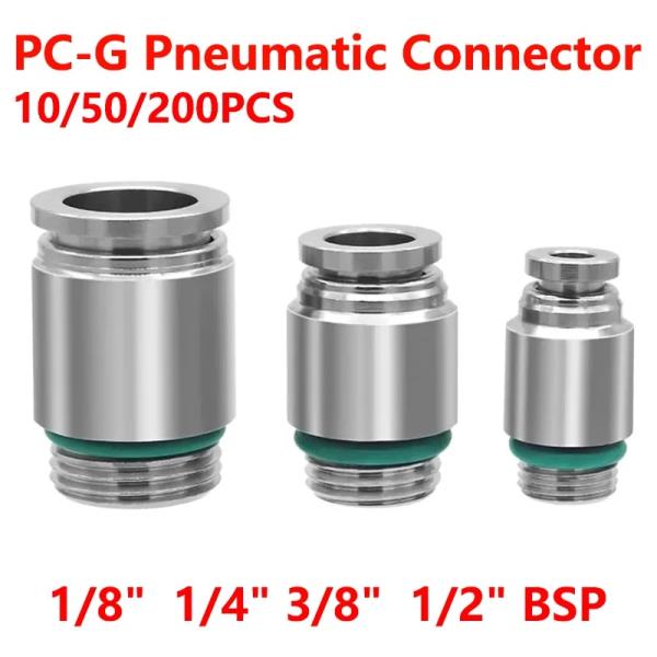 PC-G 스트레이트 스루 공압 퀵 커넥터, 외부 304 G1/8 6 10mm : 가은컴퍼니4