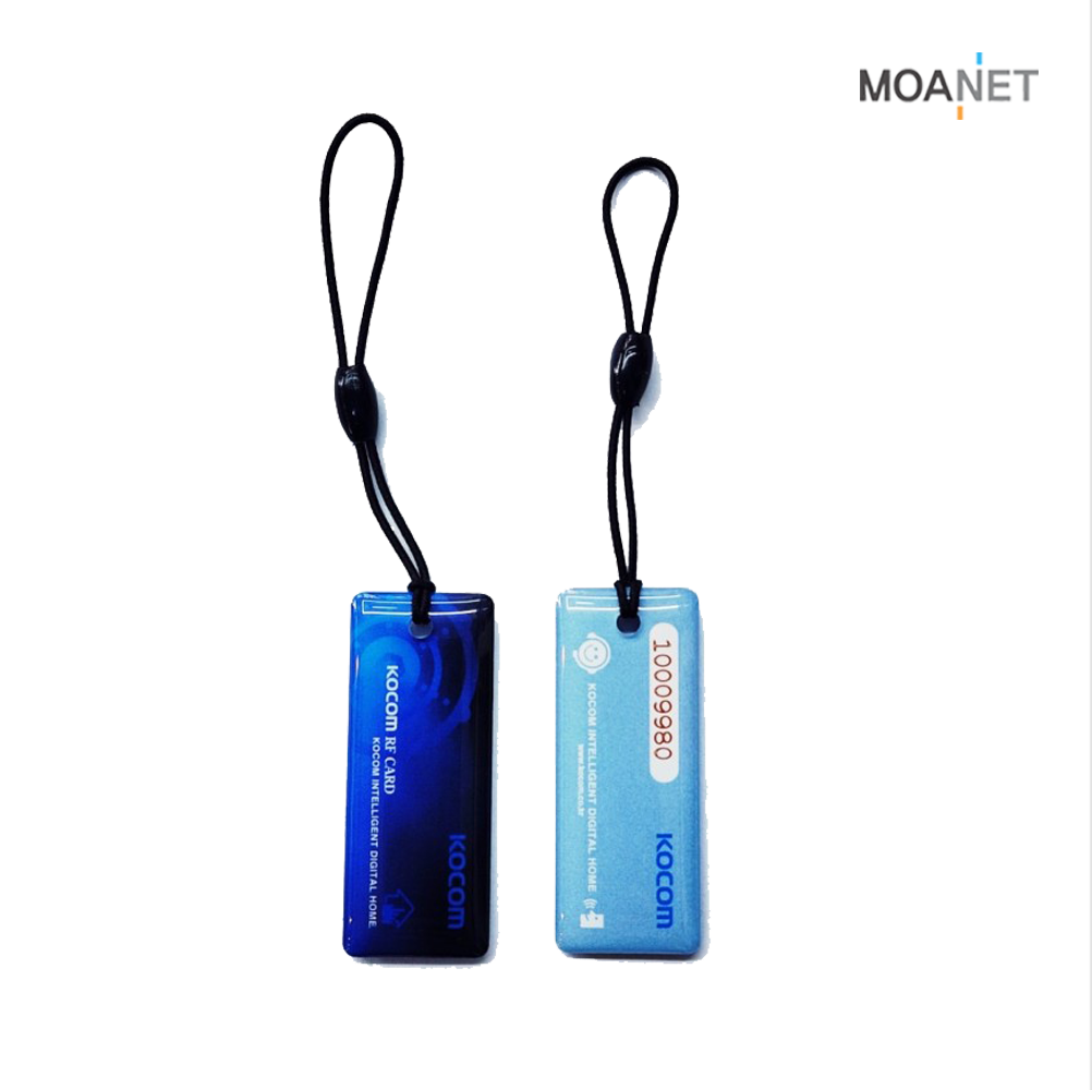 모아넷 RF 카드키 13.56Mhz 도어락 및 로비폰 카드키(고리형 카드형) : 모아 넷