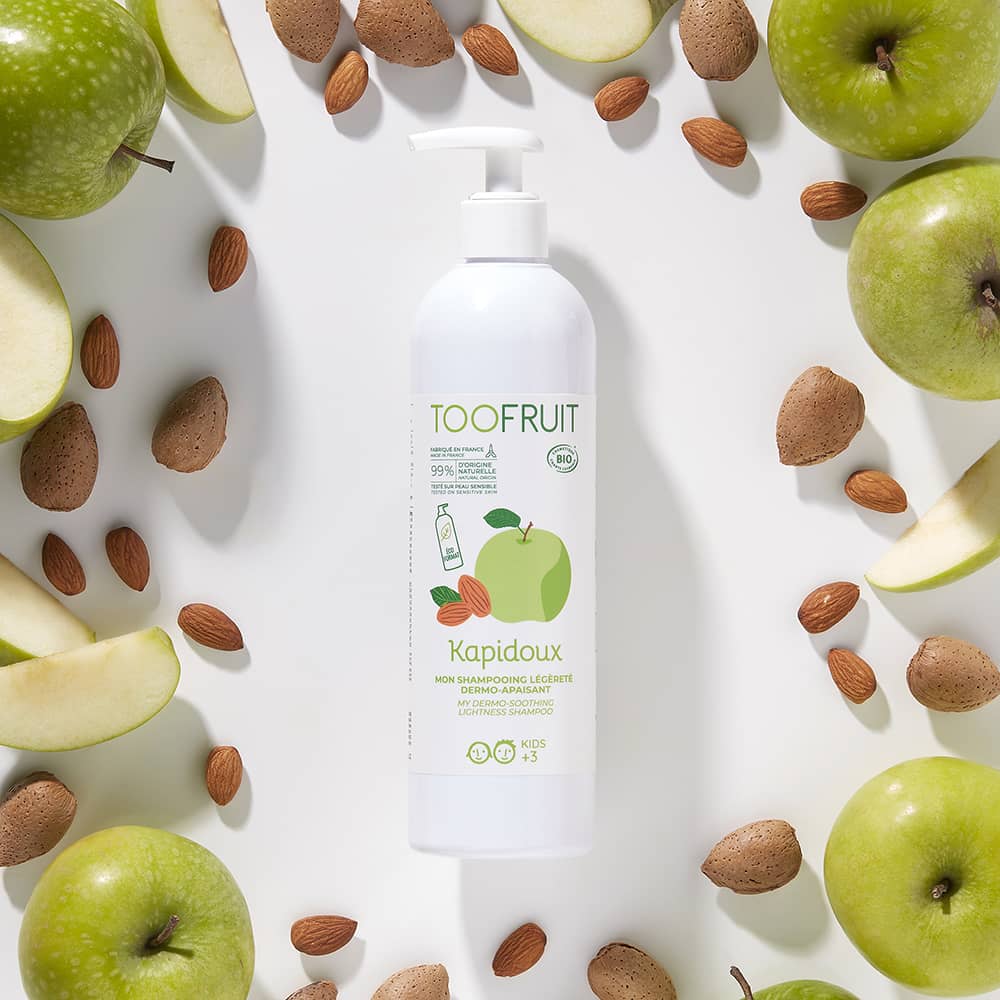 투프루트 카피두 유기농 헤어 샴푸 대용량 400ml (애플-아몬드향) : 초록애비뉴 초록길