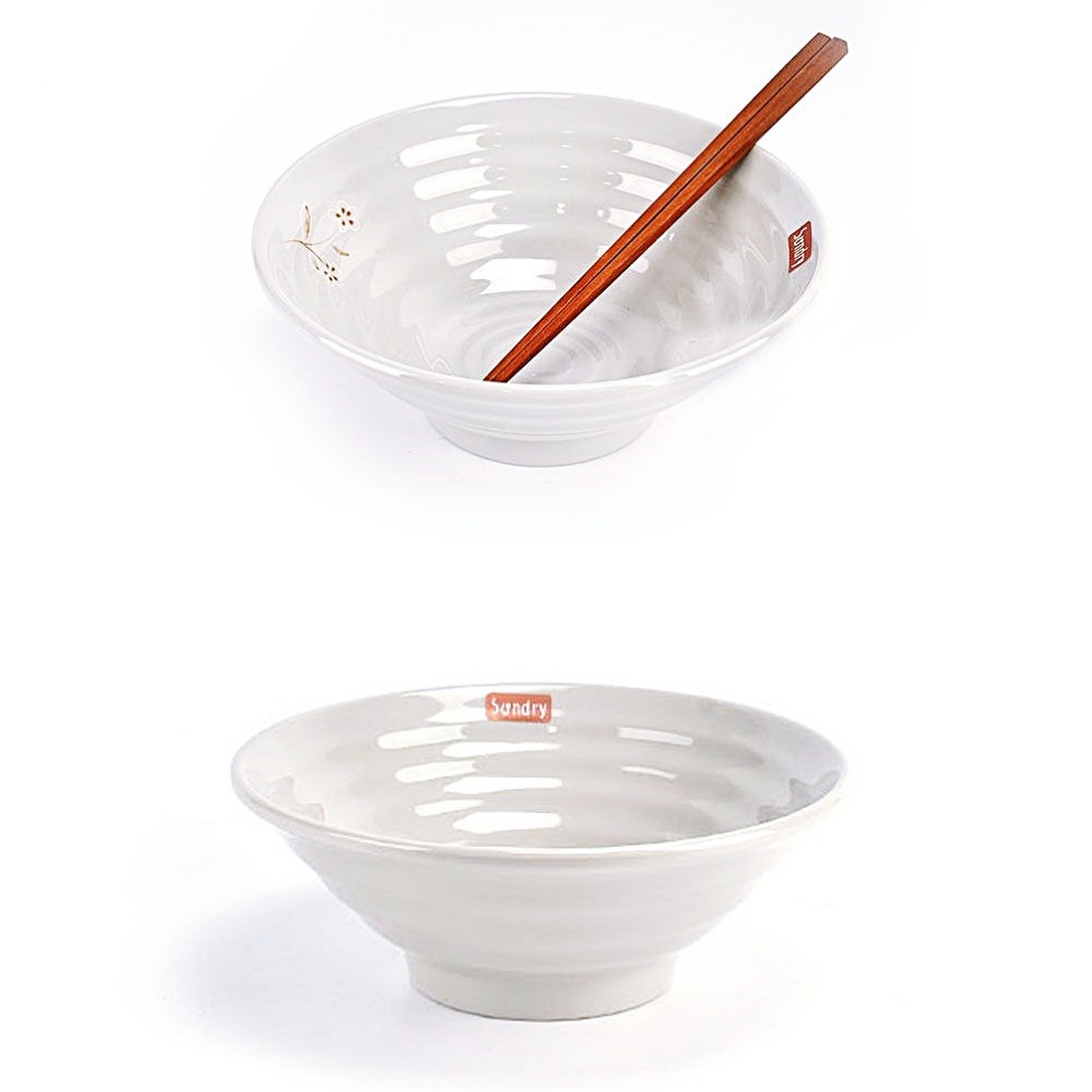 멜라민우동 일식우동 짬뽕 라면 덮밥 그릇 24x8.5cm 3호 E13WABFFCFM : 연수마트