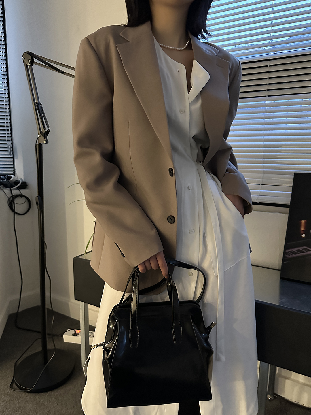 덴티 투버튼 자켓 : 오브더나인