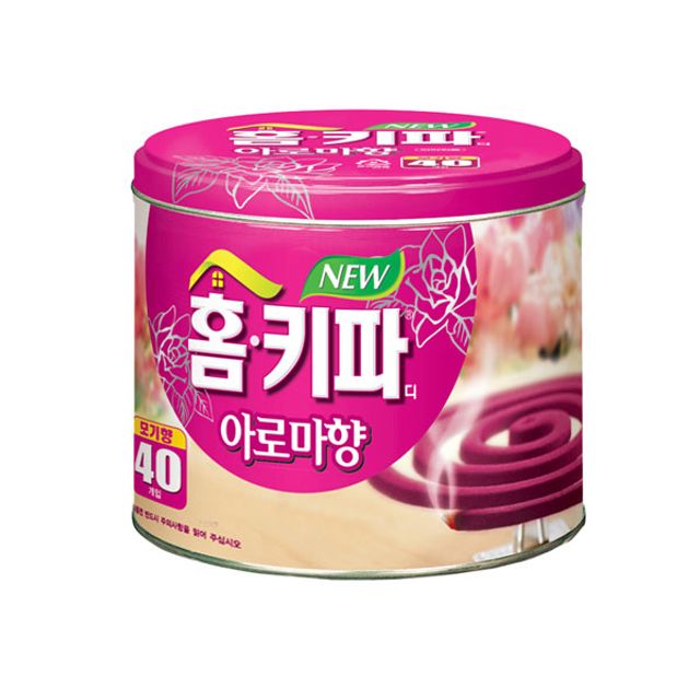 홈키파 모기향 아로마향(40매) 모기 충제 캠핑 야외 : 맘부자