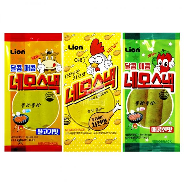 지금의 맛 네모스낵 3종세트 : 니루스루
