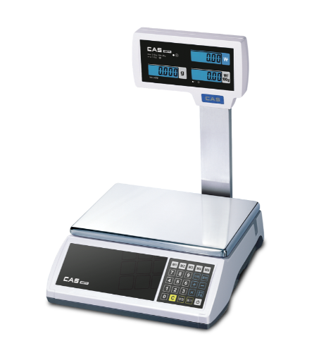 CAS ER PLUS-15CBP 가격표시 전자저울 유통형저울 폴타입 채소 청과 마트 정육점 : 그레이스로드셀