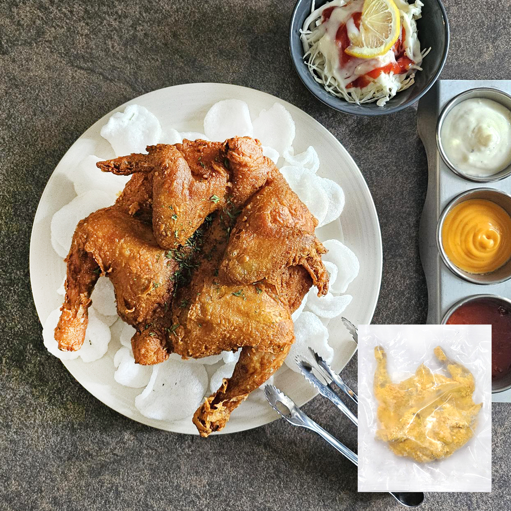 형기네 치킨 옛날통닭 600G  후라이드 통닭 도매 업소용 식자재 : 인생건어물도매몰