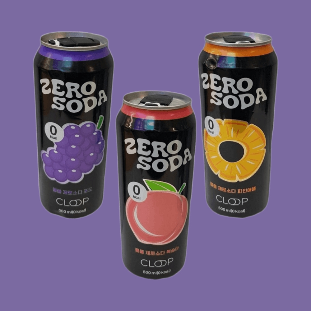 클룹 제로소다 500ml 6개 포도 복숭아 파인애플 : fresh 365