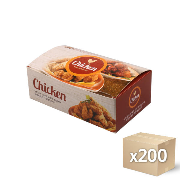 YS 치킨박스 기성 중 B-5 200개 : 씨씨마트