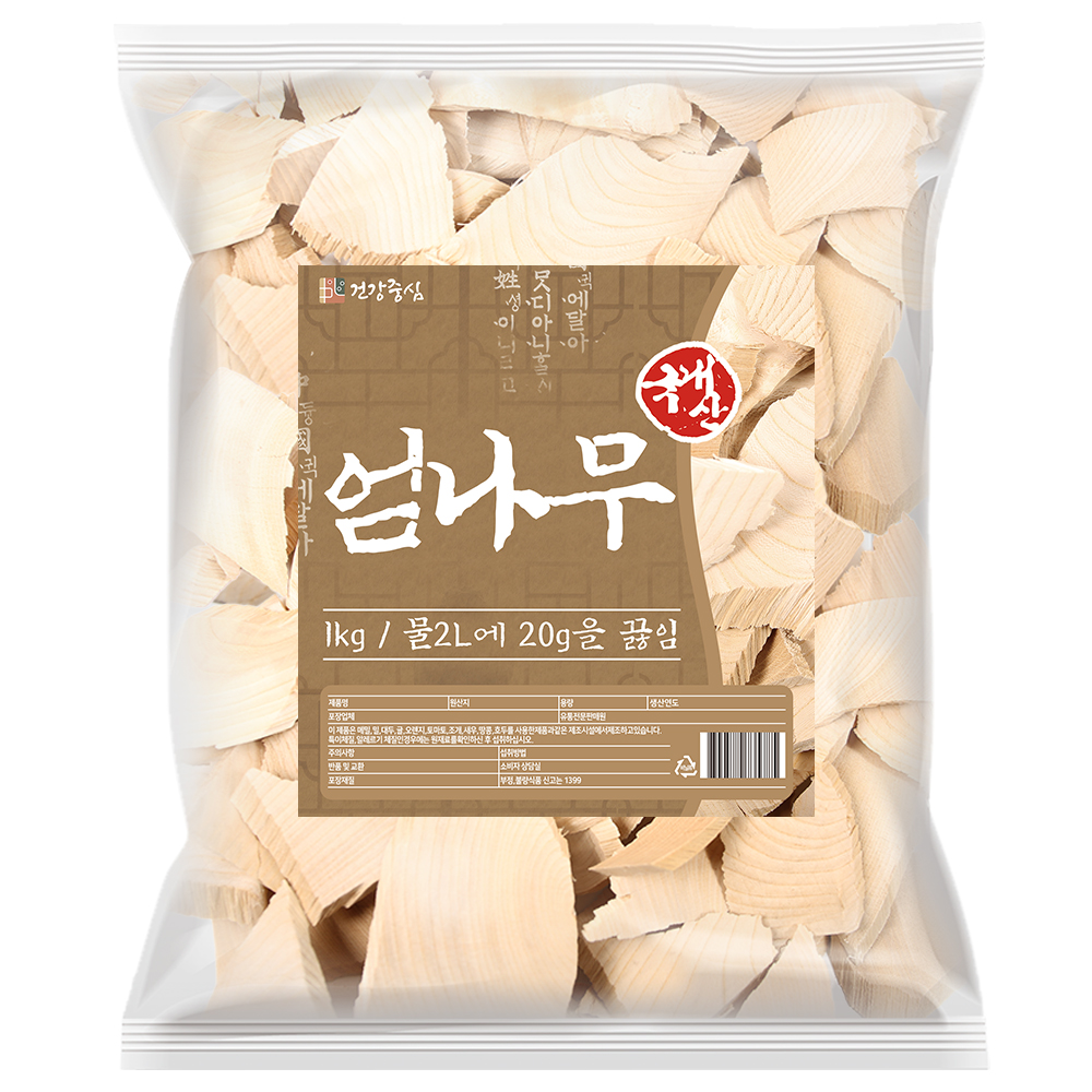 엄나무차 엄나무가지 음나무 국산 1kg 절편 슬라이스 백숙 삼계탕재료 : 건강중심.