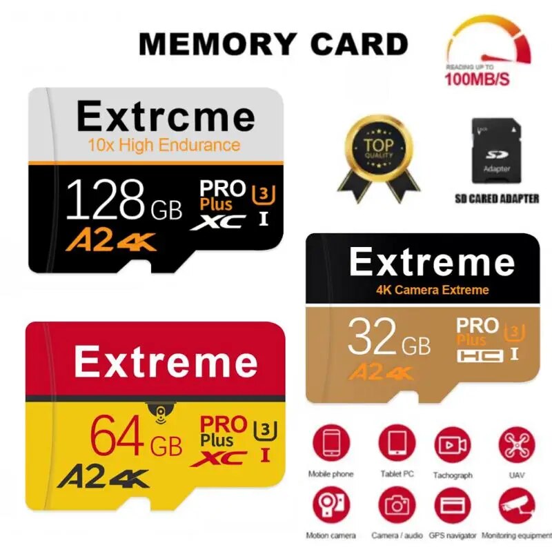 SD 메모리 카드 V30 Class10 128GB 마이크로 TF 카드, 32GB 고속 SD 플래시 카드, 전화 자동차 게임 장치 컴퓨터 모니터용 : 명진유통84