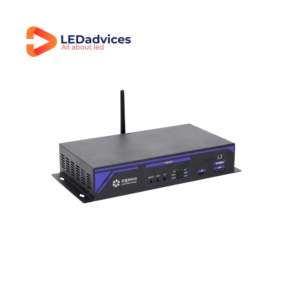 Linsn LED 스크린 비동기 플레이어 및 컨트롤러 AD 플레이어 1300000 픽셀 지원 4G 와이파이 LAN USB 플래시 드라이브 L1L2L4L6... 
