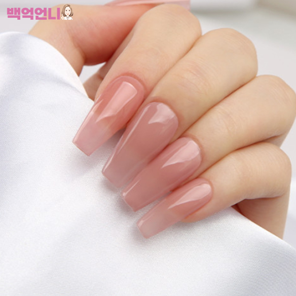 젤로젤로 누드앤무드 단품 스킨톤 젤네일 : 백억언니