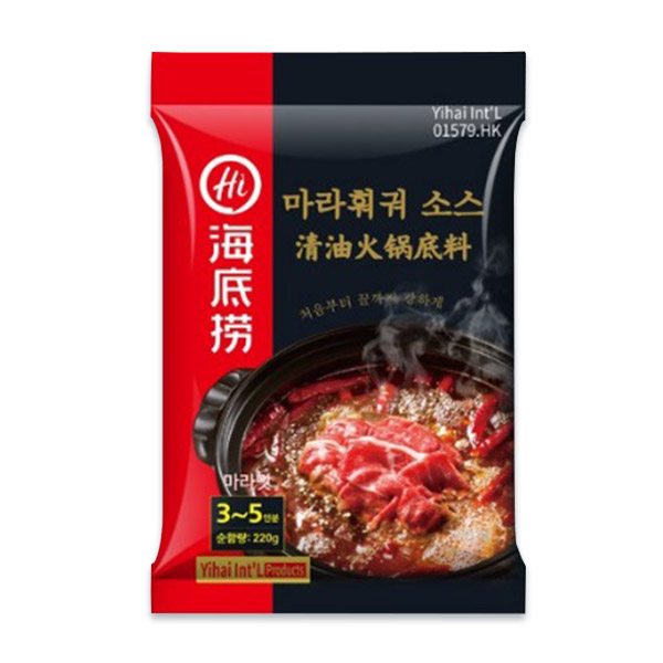 [우리가락]하이다 마라훠궈 소스 220g : 작심밀도