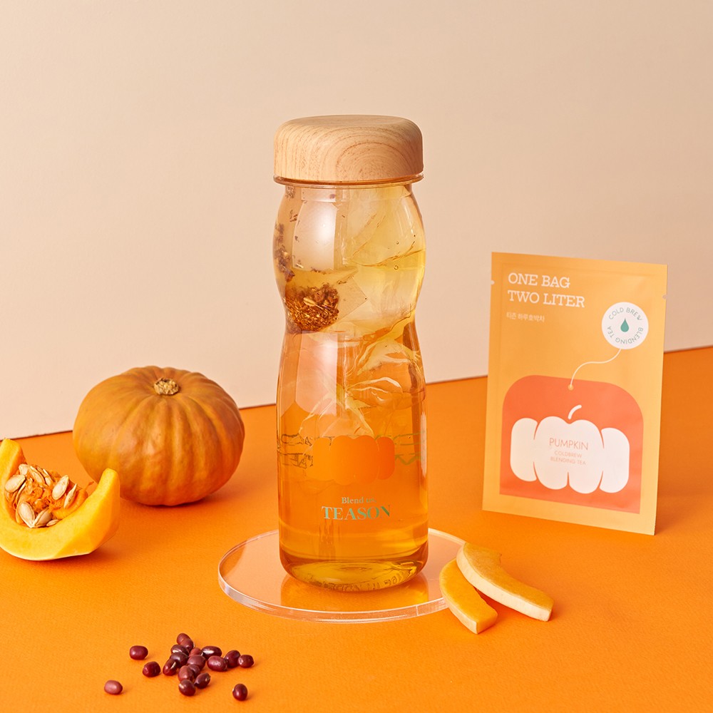 티즌 하루호박차 전용 우드 보틀 500ml : 티즌 TEASON