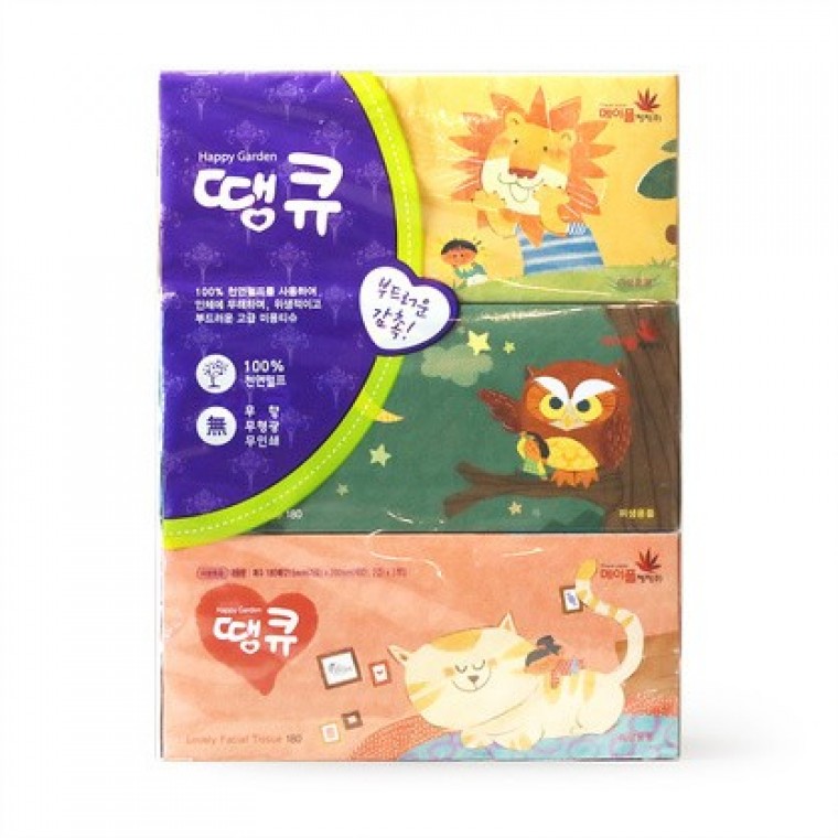 땡큐미용티슈 180매 x 3입 : 빠리스마