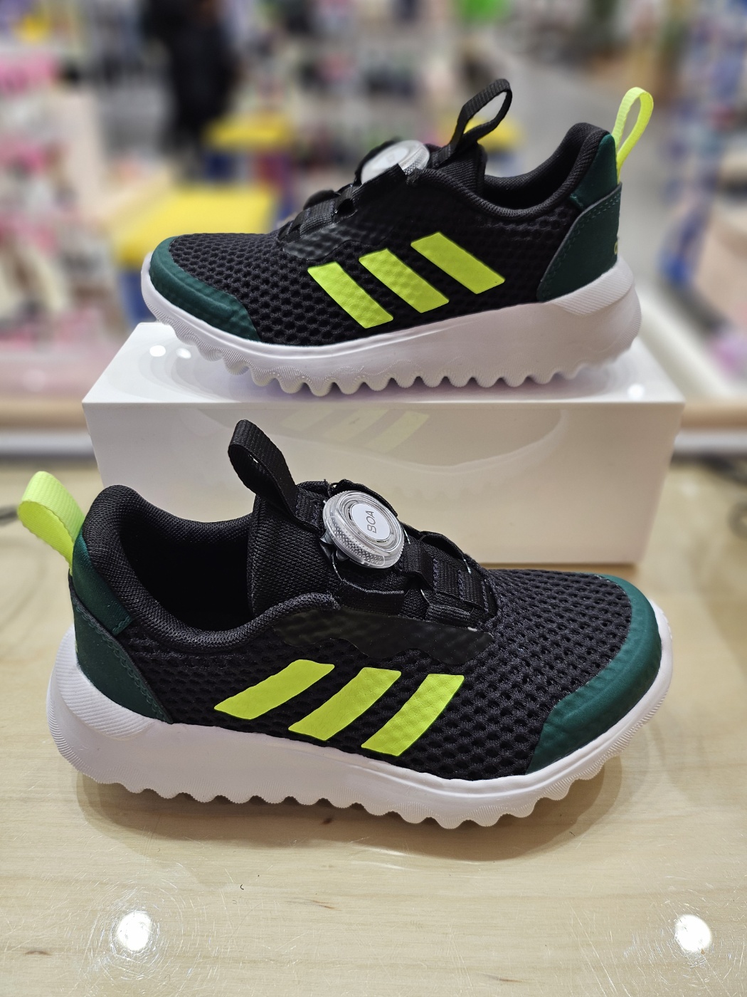 [ADIDAS]  운동화 액티브플렉스 보아 3.0  ID3377 CBLACK/LUCLEM/CGREEN   170~240 : ABC마트 KM광양LF몰점