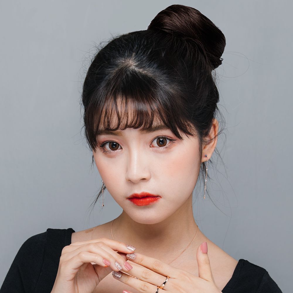 올림 똥머리 당고머리 가발 : 젠틀피플샵
