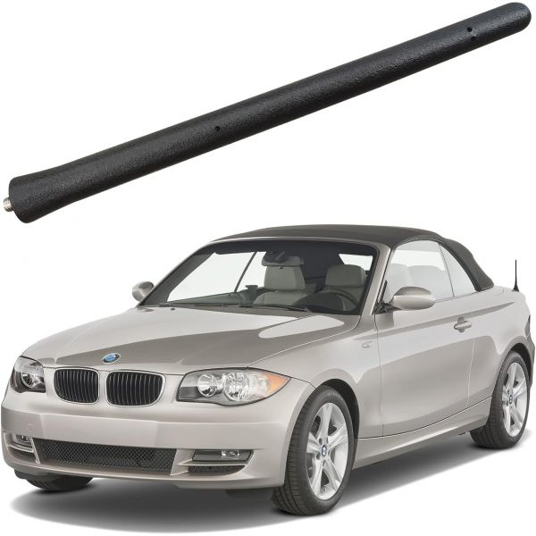 BMW 135i용 6 34인치 고무 안테나 20082013 135i 2008 2009 2010 2011 2012 라디오 프리미엄 수신 세차 증명 내부 구리 코일 마스트... 