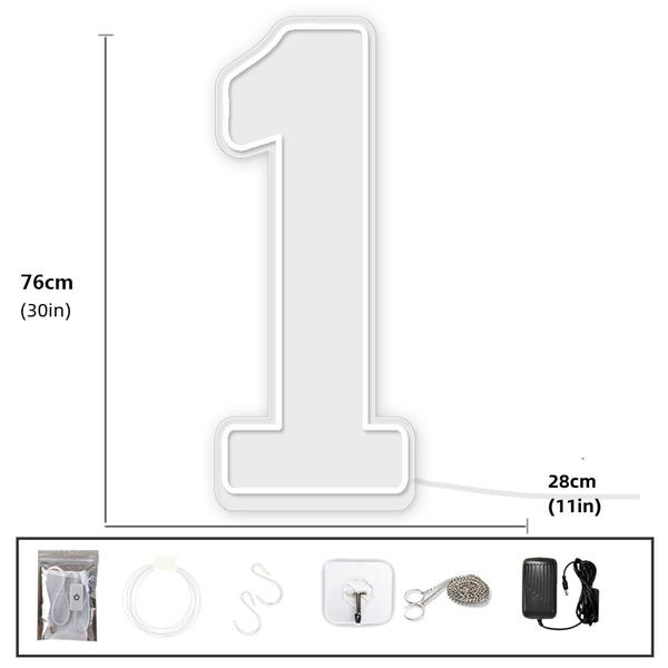 식당엘이디메뉴판 전자식블랙보드 번호 네온 사인 76cm led형광네온보드 led네온블랙보드 : 디에이상점