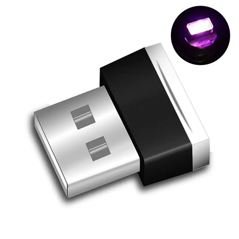 2023 새로운 USB LED 야간 조명 자동차 인테리어 분위기 램프 자동 장식 주변 조명 : 다유라이프