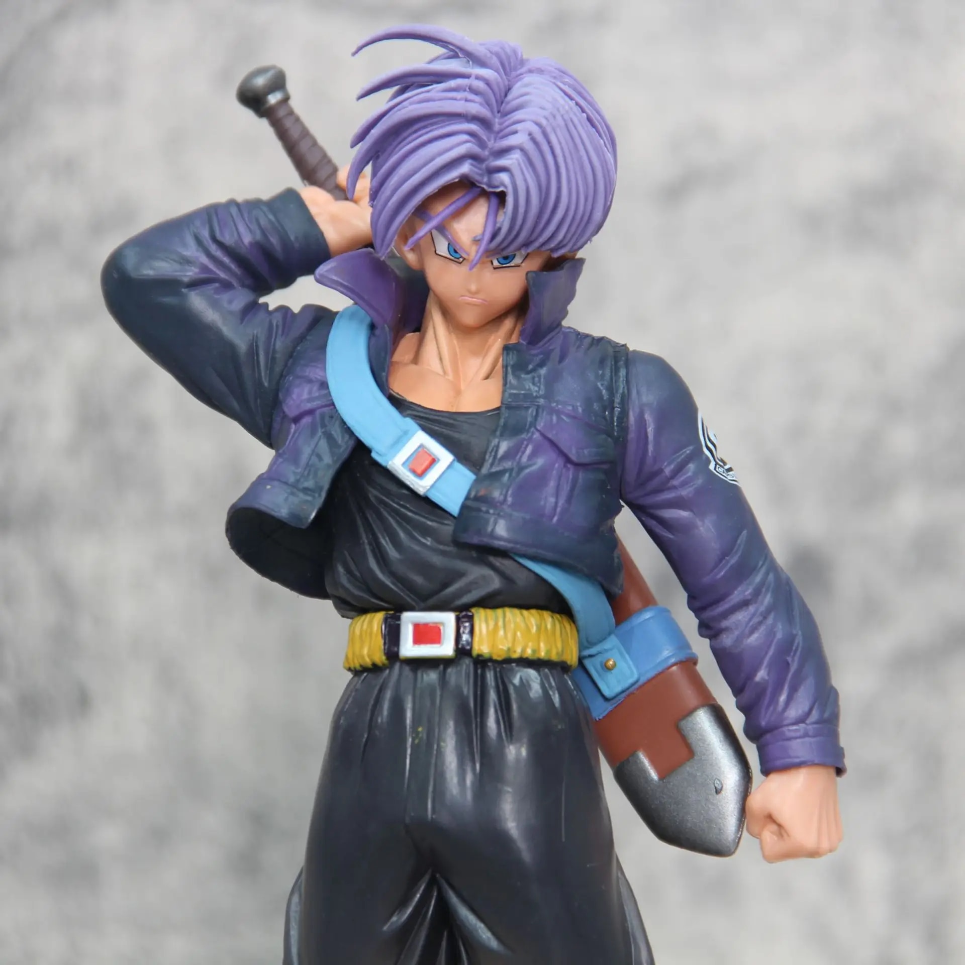 드래곤볼  Z 피규어 트렁크 미래 히어로 애니메이션 PVC DBZ 슈퍼 사이어인 퍼플 헤어 모델 장난감 선물 24cm : 오름상상회