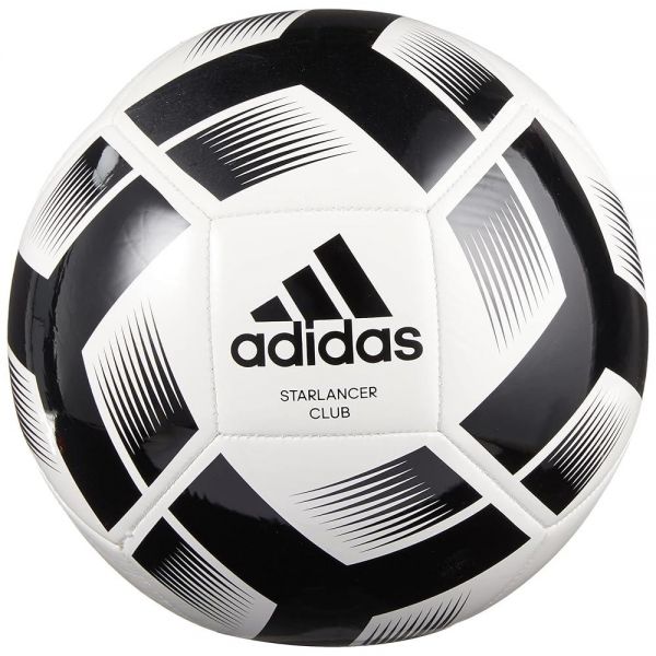 Adidas 유니 성인용 스타랜서 클럽 축구공, 화이트/쇼크 핑크, 5 로열 블루/화이트 : 리코모아