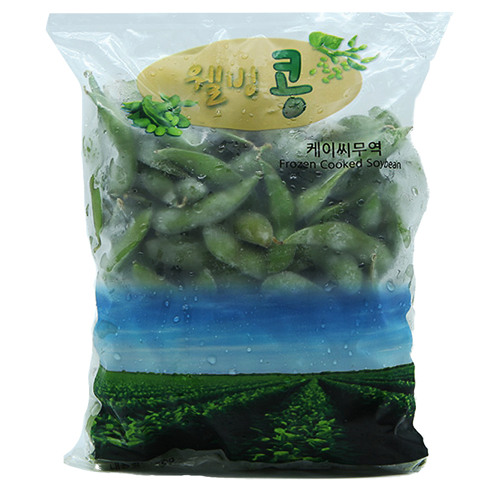 냉동야채 유피 자숙콩 에다마메 이자카야 자숙콩 500g : 우주식품디씨오피